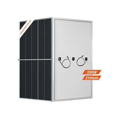 China Warehouse Stock Eu Price Monocrystalline Solar Panel 540w 550w Solar Panel 540w 550w 550 Watt Solar Power System 48 Volts for sale