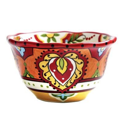 China Disposable Hand-painted Ceramic Creative Ceramic Bowl Household Personality Tableware Bowl Bowl Dish for sale