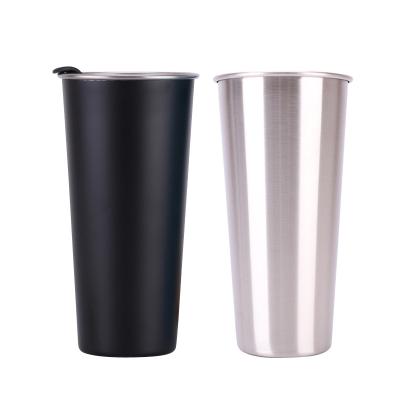 China Amazon Hot Lean 16oz Tumbler Cups Viable With Lid Logo 304 Stainless Steel Drinkware Custom Car Coffee Mug for sale