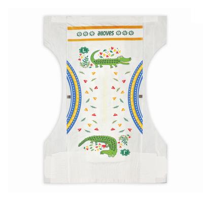 China New Premium Diapering Baby Diaper Printed Disposable Diaper for sale