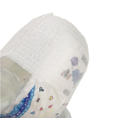 China Korean Printed Grade B Diapers Pull Up Ultra Lightly Bulk Wholesale Baby Diapers for sale