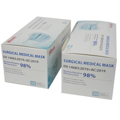 China China Suppliers 3 Ply Cheap Breathable Medical Surgical Mask CE Surgical Mask Available Maskers for sale