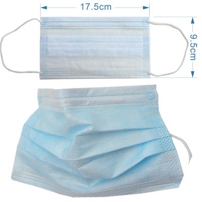 China China Comfortable Medical Wholesale Blue Face Mask Disposable Cheap Face Mask for sale