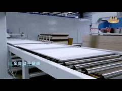 Automatic flat panel production line (no UV paint required)