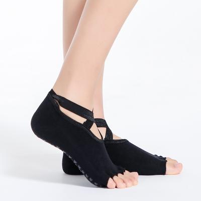 China Wholesale Custom Gym Breathable Dalesell Logo Pilates Cotton Pair Woman Antislip Non Slip Yoga Sock for sale