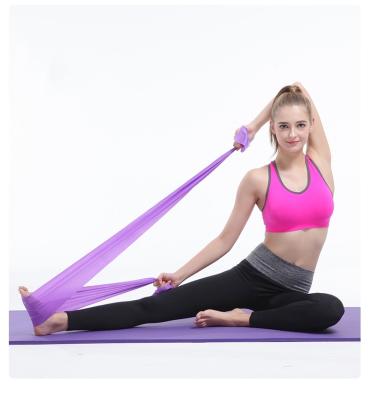 China Home Exercise Fitness Elastic Yoga Band Tension Band Female And Male Hip Stretch Forming 1.5m for sale