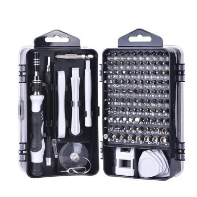 China Multi-used Main Screwdriver 115 in 1 CRV Bit Mobile Phone Camera Laptop PC Magnetic Multi Tool Kit for sale