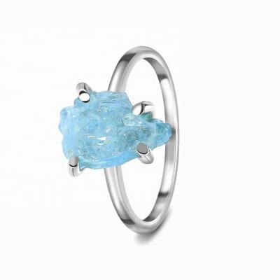 China Fashion TREND Jewelry 925 Sterling Silver Natural Moonstone Gemstone Rings for sale