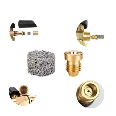 China Car Wash Station Accessories Brass Stainless Steel For Power Seal Foam Cannon Port Nozzle Mesh Filter Car Cleaning Snow High Pressure Foam Lance for sale