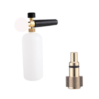 China Plastic\Metal Snow Foam Cannon Foam Soap High Pressure Accessories Car Wash Foam Lance Pressure Washer Car Cleaning Gun Foam Nozzle Generator For for sale