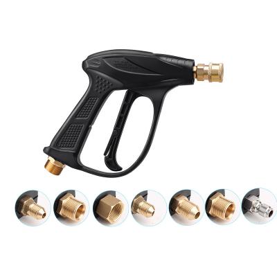 China Car Wash Gasket Water Gun High Pressure Washer Accessories 150 Nylon\Brass Bar With 1/4 Quick Connection Car Wash Gun for sale