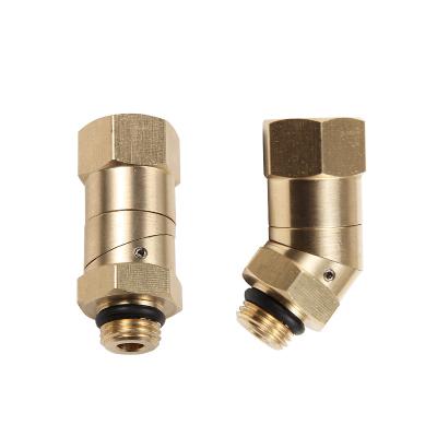 China Can Be Adjusted Steering Car Wash Accessories M14 Bend Adapter To Pressure Joint 360 Degree Rotary Quick Connect For High Pressure Joint Water Gun for sale