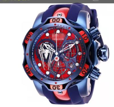 China 2021 Date Trade Style Spider Man Automatic Captain America Iron Man Information It's Same Block Men's Watch for sale