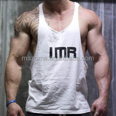 China Breathable Bodybuilding Y-Back Fitness Gym Singlet for sale