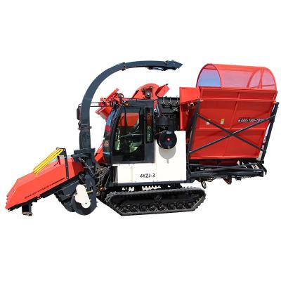 China 4YZJ-3D Multifunctional Maize Ear Harvester Price 3 Rows Maize Harvester And Stalk Maize Harvester for sale