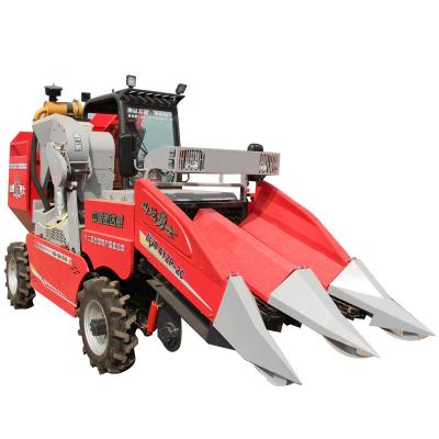 China Self-propelled two-row 50HP maize maize harvester maize harvester agricultural machinery for sale