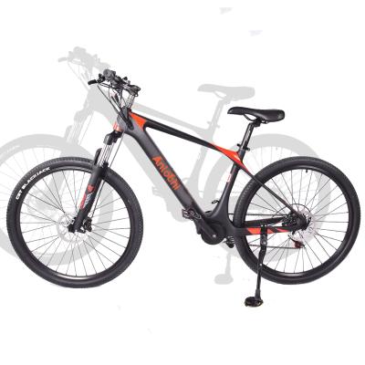 China 2021 best price Anlochi carbon fiber carbon mountain bike electric bike lightweight electric bicycle mid drive for sale