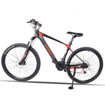 China Anlochi carbon fiber 27.5inch carbon fiber mid drive 250w electric bike ebike carbon mountain performance ebike for sale