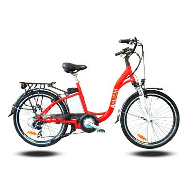 China 2021 New Style 26inch 36V 250W Aluminum Alloy ANLOCHI 2021 Electric Road Bike City Electric Bike Delivery for sale