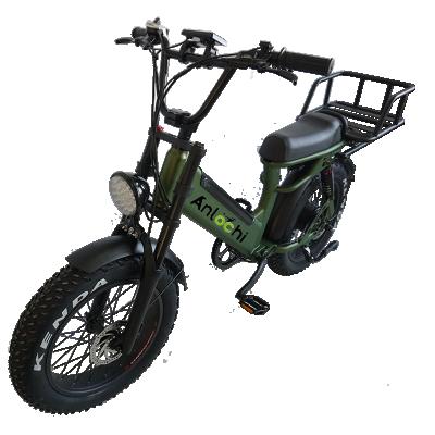 China Anlochi 2021 New Design 20inch Aluminum Alloy Fat Tire Fat Tire Electric Bike Electric Bike for sale