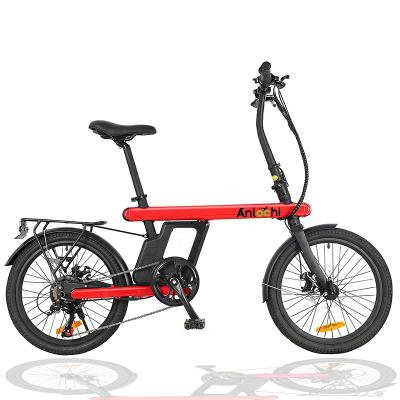 China ANLOCHI 2021 Mini e Bike 250w Aluminum Alloy Light Weight Fashion City Bike Cheap Electric Bike 20inch for sale