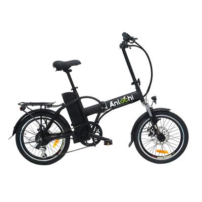 China 2021 Hot Selling ANLOCHI Aluminum Alloy 20inch Folding Bike 20inch Battery 36v 250W Electric Folding Bike For Sale for sale