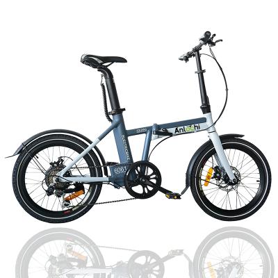 China ANLOCHI aluminum alloy wholesale 20inch mini folding electric bike e bike 36v 250w bicycle for sale for sale