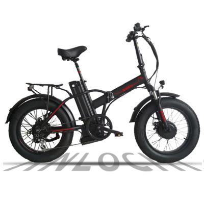 China ANLOCHI Aluminum alloy cheap folding electric bike 20inch 48V 750W fat tire e bike folding electric bike for sale