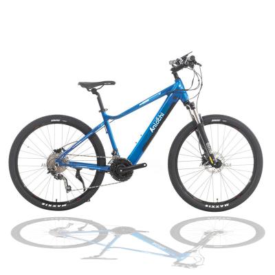 China ANLOCHI 2021 new design good performance 27.5 standard mountain e bicycle mid drive electric bike with low prices for sale