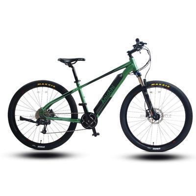 China 2021 Chinese cheap electric bike 250W aluminum alloy ANLOCHI mid electric drive bik mountain bike for sales for sale