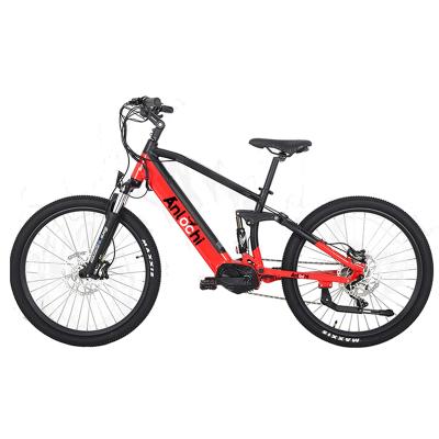 China ANLOCHI aluminum alloy mountain electric bike 27.5inch 250w cheap adult electric mid motor ebike for sale for sale