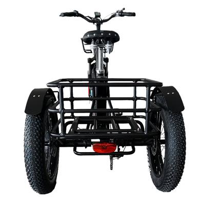 China ANLOCHI 500w aluminum alloy 3 wheel electric tricycle fat tire powerful electric tricycle cargo for wholesale for sale