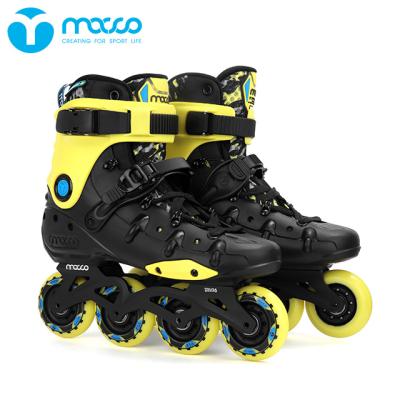 China MACCO Activities Roller Skate Outdoor Adult Integrated Skate for Beginners HR1-Yellow and Black for sale