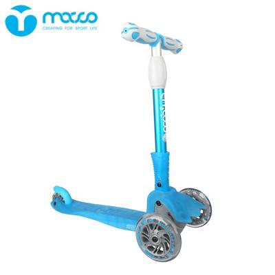 China Child Macco Adjustable Height Foldable Kids Scooter Mini And PU Rolled Scooter For Kids Multicolor Optional for sale