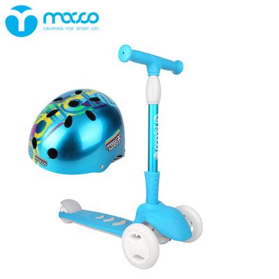 China New adjustable kids instant scooter high performance waist wheel kids instant scooters for sale-blue with hemet K9 for sale