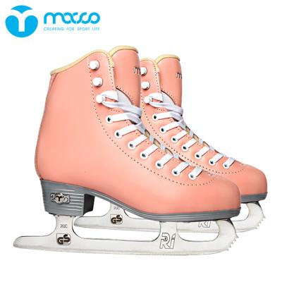 China Fashion\Comfortable\Durable\Breathable\Lighted Macco Figure Skate for Kids and Adult Beginner IC5 Pink for sale