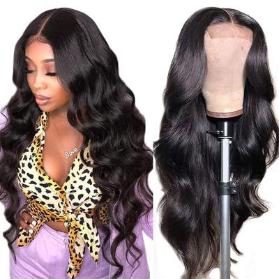 China Unprocessed Indian Virgin Hair Wigs Body Wave Front Wig Full Cuticle Aligned Human Hair Pure Natural Bodywave Full Lace Wig Unprocessed for sale