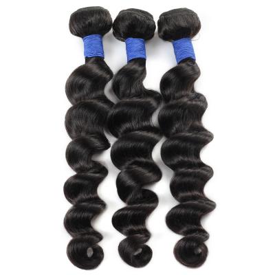 China No Shedding And Tangle.Soft 100 Unprocessed Virgin Hair Loose Deep Wave Bundles Hot Selling Malaysian Cuticle Aligned Hair Human Extensions Loose Deep for sale