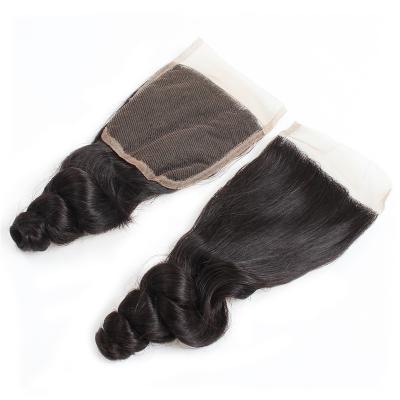 China Original Pure Queen Natural Wig Human Hair 13x6 Clog Full Hd Hair Closures Lace Up Closure 13x4 Frontal 10 Inches for sale