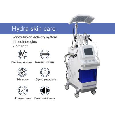 China Facial Exfoliators Spa Machine Skin Tightening Vertical Peel Facial Jet Hydradermabrasion Oxygen Oxygen Jet for sale