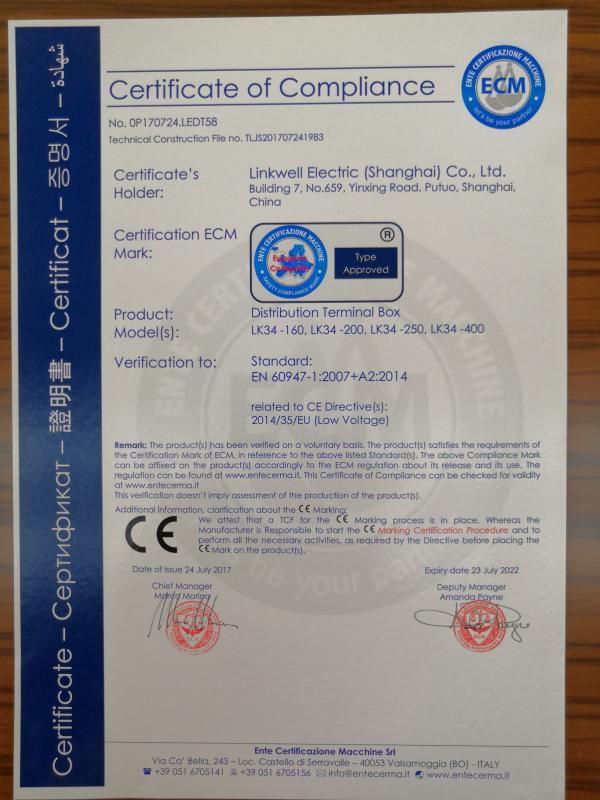 CE - Linkwell Electric (Shanghai) Co., Ltd.