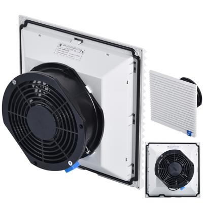 China Building Material Shops 255*255mm Canopy Cabinet Exhaust Panel Filter With Fan Enclosure Fan Filter for sale