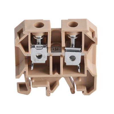 China Hot Sale IP20 76A Screw Power Terminal Block 800V Flattening Terminal Block Wire Connector 12-51.2-50.3 for sale