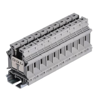 China LUK Din Rail Screw Sinking Terminal Block , LUK Din Rail T12.2 Terminal Block 3n 5n 10n 35n for sale