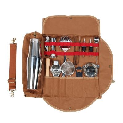 China CHANGRONG Durable Professional Custom Waterproof Multifunction Bartender Tool Kit Bag for sale