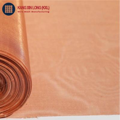 China Plain Weave Twill Weave 24 Inch Copper Wire Mesh Product Copper Wire Mesh Screen Copper Window Screens for sale