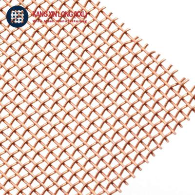 China Plain Weave Twill Weave Copper Wire Mesh 99.99 Mesh Copper Wire Mesh Pure Copper Woven Mesh Size for sale