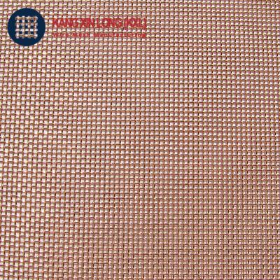 China Woven Plain Weave Twill Weave Mesh Mesh Screen Ultra Fine Copper Copper Knitted Wire Mesh for sale