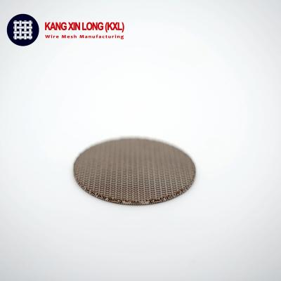 China Plain Weave Ultra Fine 1 Micron Sintered Metal Powder Metal Filter Sintered Filter for sale