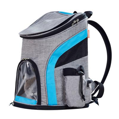 China New Pet Multifunctional Fashion Outdoor Windproof Wholesale Viable Foldable Linen Carrying Backpack Cat Backpack Breathable for sale